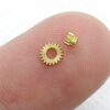 Das87 6 Pcs M0.2 Brass 10T-20T Spur Gear  RC Car Parts