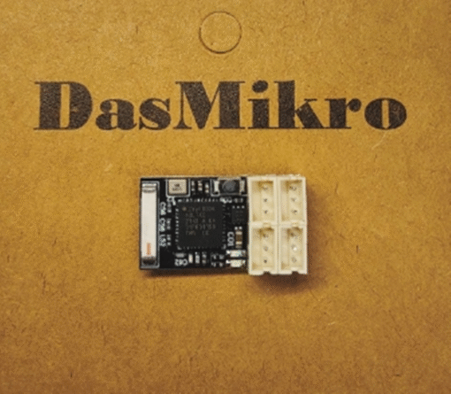 DASMIKRO FUTABA T-FHSS SR NANO 4CH ANTENNA-FREE RECEIVER DSK-336B